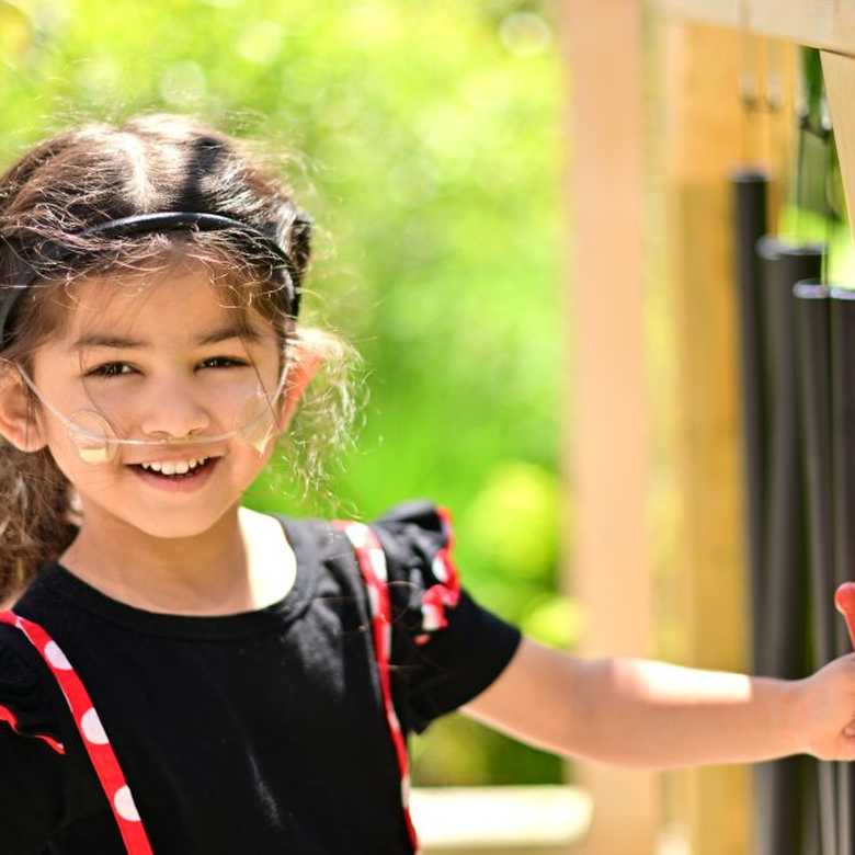Photo of Sauda in the Claire House garden