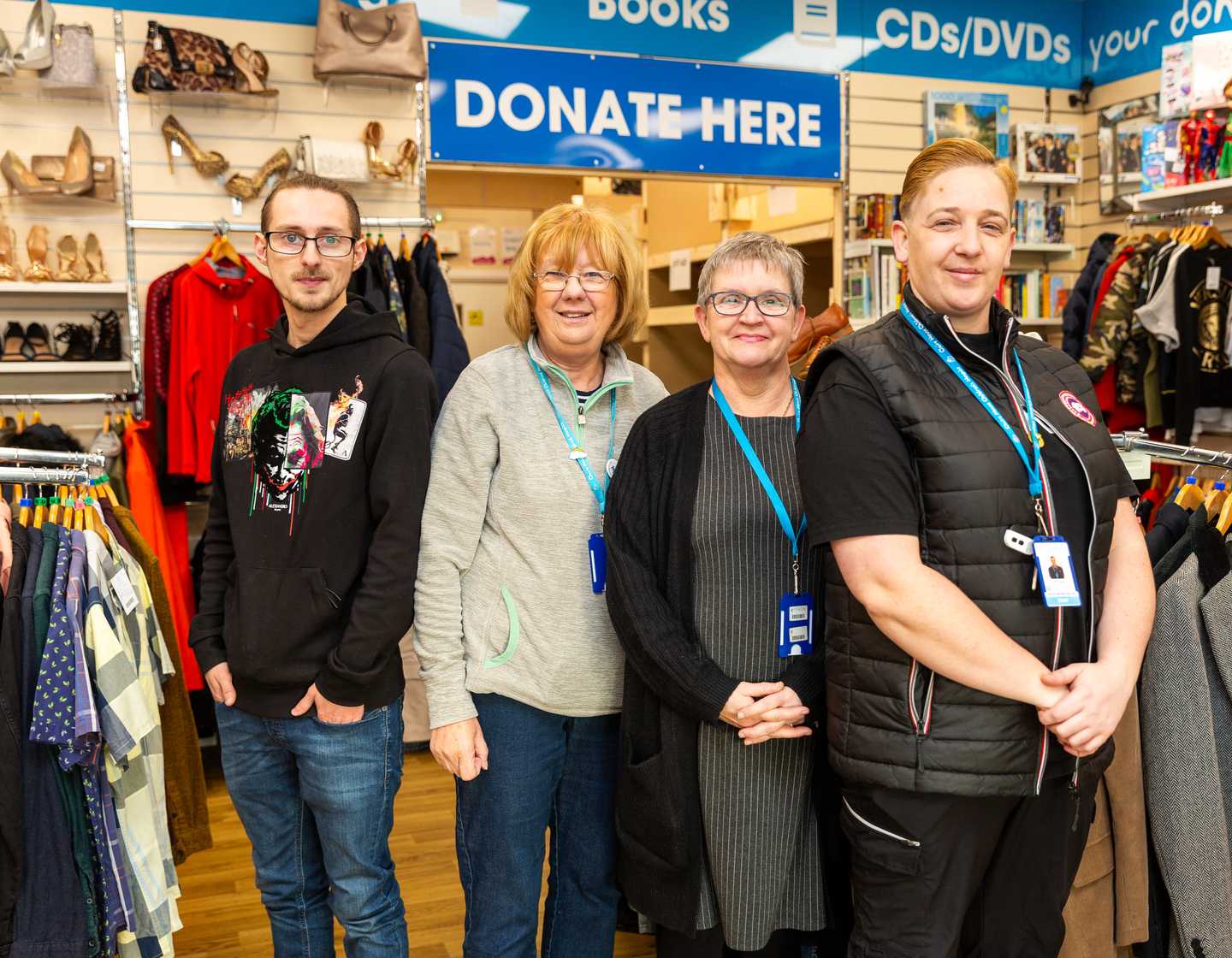 Photo of shop team