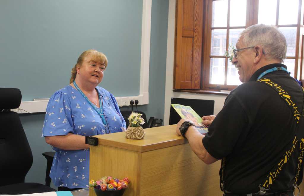 Tina Reception Volunteer