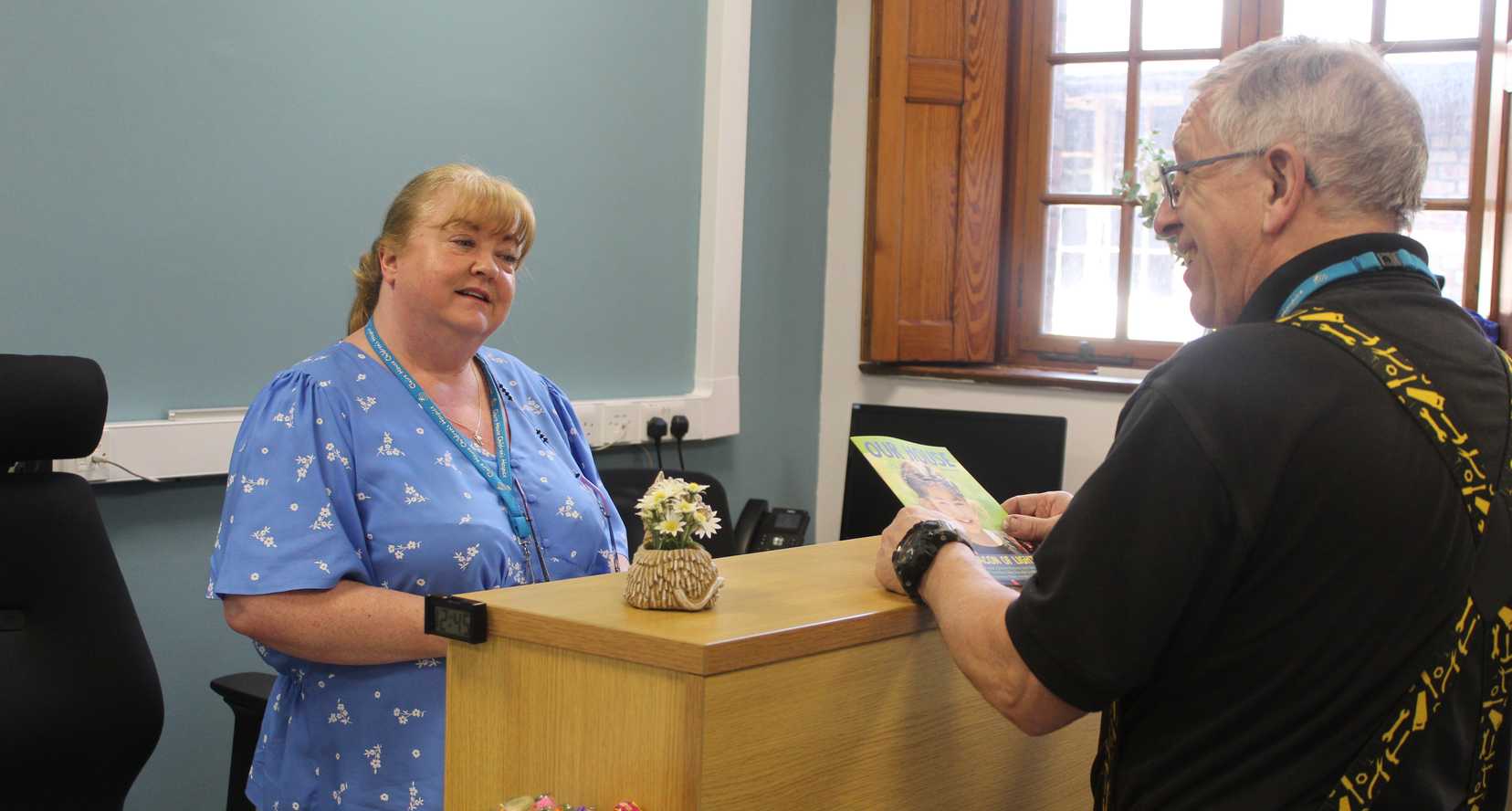 Tina Reception Volunteer