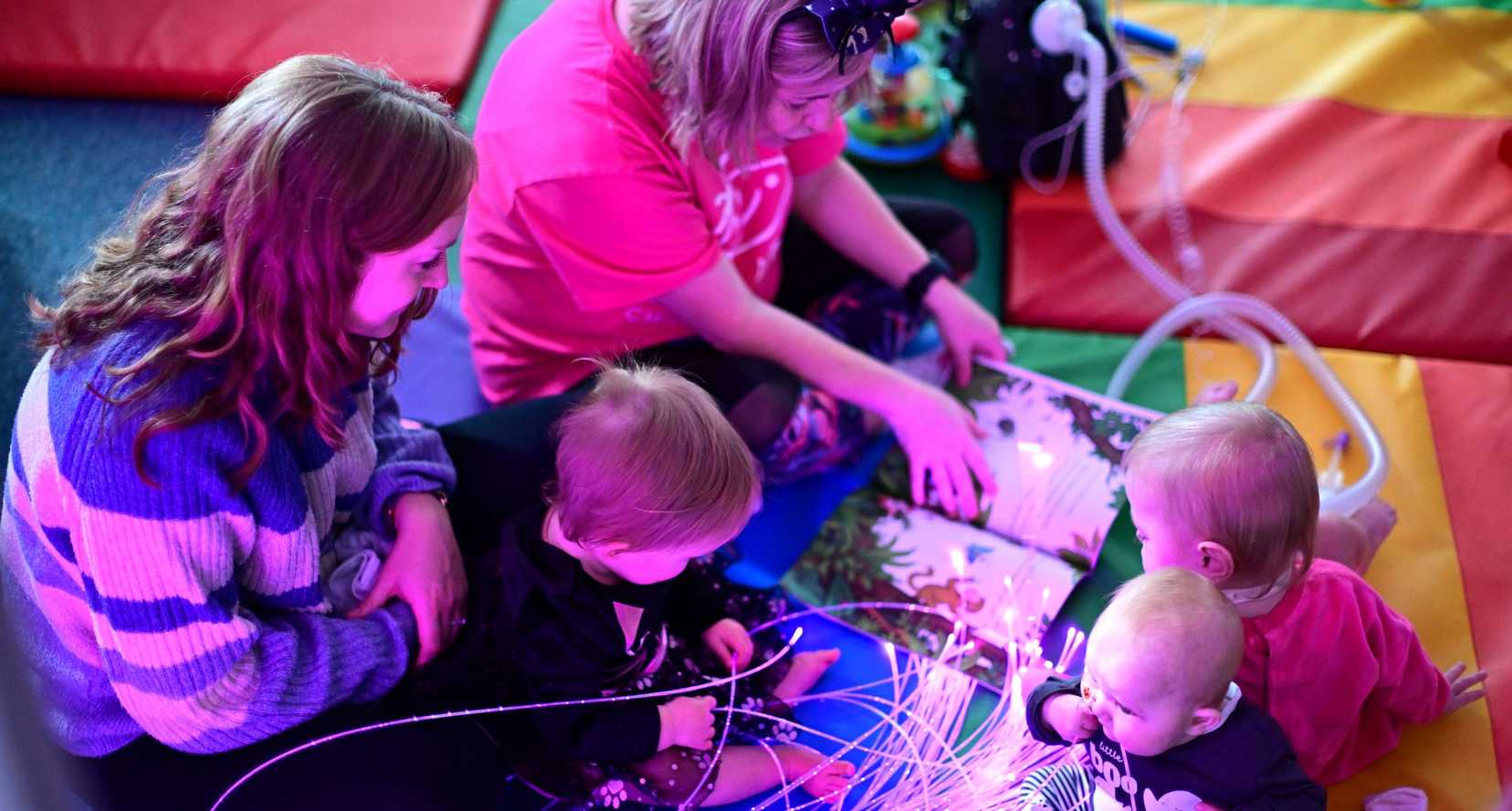 Photo of story time at baby group